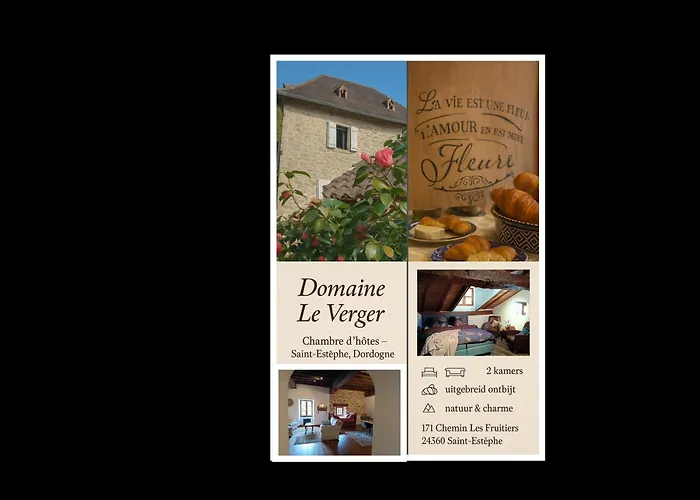 Domaine Le Verger Kleinschalige B&B Met Groot Zwembad En Buitenkeuken 3* Saint-Estephe (Dordogne)